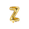 PartyDeco Fóliový balón Mini Písmeno Z 35cm zlatý