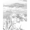 ZUTY Bodkovanie - TERASA NA SANTORINI Rámovanie: vypnuté plátno na rám, Rozmer: 80x100 cm
