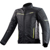 LS2 Helmets LS2 SHADOW MAN JACKET BLACK TITANIUM H-V YELLOW
