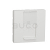 Schneider Electric Unica Dátová zásuvka 1xRJ45 Kat.6 STP, 2 moduly, Biela