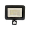 NEDES Vonkajší čierny LED reflektor 50W / 4000K - LF0024S