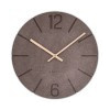 LAVVU LCT5024 - LAVVU Hnědé hodiny Natur vyrobené v Čechách ⌀34cm
