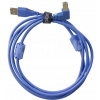 UDG Ultimate Audio Cable USB 2.0 A-B Blue Angled 3m