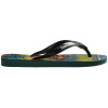 Havaianas Hav. Top Marvel Classics Beige Stra Flip Flops Womens Pantanal Green 1/2