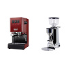 Gaggia New Classic E24 BC, red + ECM V-Titan 64