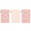 Bebe-Jou Bambusové mušelínové žinky Bébé-Jou Leopard Pink 3ks
