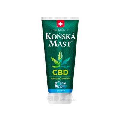 SwissMedicus Konská masť s CBD chladivá 200 ml