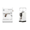 Ascaso Steel DUO PID, White&Wood + Eureka Mignon Specialita, CR white