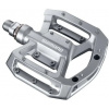 pedále Shimano PD-GR500 bez zarážok a odrazok - strieborné EPDGR500S