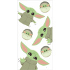 Jerry Fabrics Plážová osuška Star Wars Baby Yoda 70x140 cm
