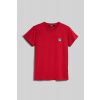TRIČKO KARL LAGERFELD IKONIK 2.0 GLITTER T-SHIRT CHILI PEPPER