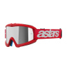brýle VISION YOUTH BLAZE, ALPINESTARS, dětské (červená, zrcadlové stříbrné plexi) 2025 M151-88