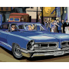 Maľovanie podľa čísel Modré retro auto, 40x50 cm, bez rámu a bez vypnutia plátna (6043380)