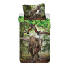 JERRY FABRICS Obliečky Jurský Svět Green micro Polyester - mikrovlákno, 140/200, 70/90 cm