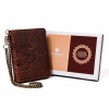 Peňaženka - Peterson Wallet Prírodná koža hnedá PTN N4C-02-HWM-1230-Men's Product (Peterson peňaženka pánska koža pre automobilový ventilátor)