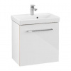 Villeroy & Boch Avento - Umývadlová skrinka, 53x51x35 cm, 1 dvierka, Crystal White A88800B4