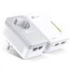 TP-Link TL-WPA4226KIT WiFi4 průchozí powerline set (N600, AV600,2x100Mb/s,HomePlug AV2) TL-WPA4226 KIT