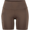 Dámské elastické funkční kraťasy CRAFT PRO Trail Short Tights 2 - hnědá Velikost: XS