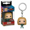 Pop! Prívesok na kľúče Funko Keychain Captain Marvel Vers Vinyl Figure