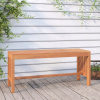 Záhradná lavica, lavička - Vidaxl Garden Bench, 110 cm, eukaly z masívneho dreva (Vidaxl Garden Bench, 110 cm, eukaly z masívneho dreva)