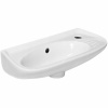 Asymetrické závesné umývadlo Kerra Elf Slim 25 cm biele