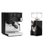 Rancilio Silvia BC PID, black + Eureka Mignon Perfetto, CR black