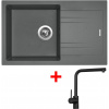 Sinks LINEA 780 Titanium + Elka čierna matná