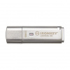 Kingston IronKey Locker+ 50/128GB/USB 3.1/USB-A/Strieborná IKLP50/128GB