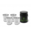 Set nerezových pohárikov DELPHIN Reset XL 4v1