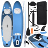 zahrada-XL Nafukovací Stand up paddleboard morská modrý 330x76x10 cm 93385