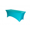 TENTino Elastický poťah STANDARD na skladací stôl 180-183x76 cm VIAC FARIEB Farba obrusu: TYRKYSOVÁ / TURQUOISE