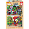 Drevené puzzle Spidey & his Amazing Friends Disney Educa 2x25 dielov