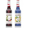 Sada klasických barmanských sirupov Grenadina a Blue Curacao Monin