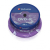 Disk Verbatim DVD+R 4,7GB, 16x, 25cake (43500)