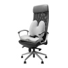 Set bedrovej opierky a podsedáka, ergonomický, šedý, pamäťová pena, Powerton