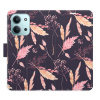 Flip pouzdro iSaprio - Xiaomi Redmi 15C - Ornamental Flowers 02 s kapsičkami na karty (Flipové knížkové pouzdro, obal, kryt iSaprio s přihrádkami na karty a motivem)