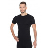 Termo tričko Brubeck Active Wool SS11710 black - L