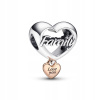 Pandora Charms Srdce Milujem ťa, rodina 782326C00
