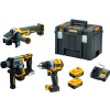 DeWALT DCK355P2T Combo sada (DCD800+DCG405+DCH172)+(18V/2x5,0Ah)Tstak