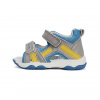 Chlapčenské kožené sandále D.D.STEP G064-41561B light grey 20-31