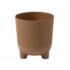 Nohel garden Obal na květník ARIA JUMPER ECO WOOD plastový d18x20cm