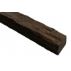 Umelý drevený trám RUSTIC 200x130mm 4m – dekorácia steny a stropu Farebné prevedenie: Tmavý dub BR-20