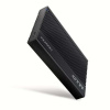 AXAGON EE25-GTR USB-C 10Gbps - SATA 6G 2.5 RIBBED box čierny