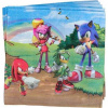 Papierové obrúsky 33x33cm 10ks ježko Sonic - Cakesicq