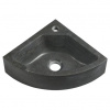 Sapho Block Stone rohové umývadlo 30x10x30 cm, antracit 2401-30