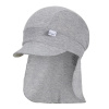 Little Angel Šiltovka tenká pirát pruh Outlast® - šedý melír Veľ. 3 (42-44 cm)