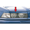 Rieger mračítka světlometů Cabrio, Coupé pro BMW řada 3 E36 kabriolet, kupé, plast ABS bez povrchové úpravy SLEVA 3%