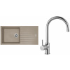 Set Sinks G15054 (dřez Perfecto 1000 Truffle 54 + baterie Vitalia Chrom - lesklý)