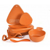 Vega Light My Fire 2418410310 Outdoor MealKit 8-dielna súprava riadu do prírody, oranžová