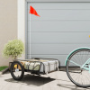 zahrada-XL Príves na bicykel, čierny 126x63x34 cm, železo 94202